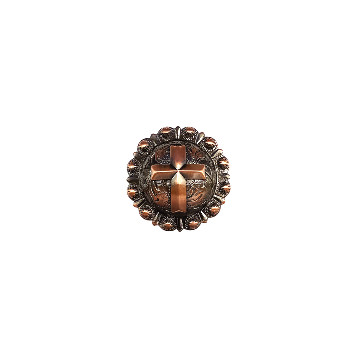 1-3/4 inch Berry Cross Concho