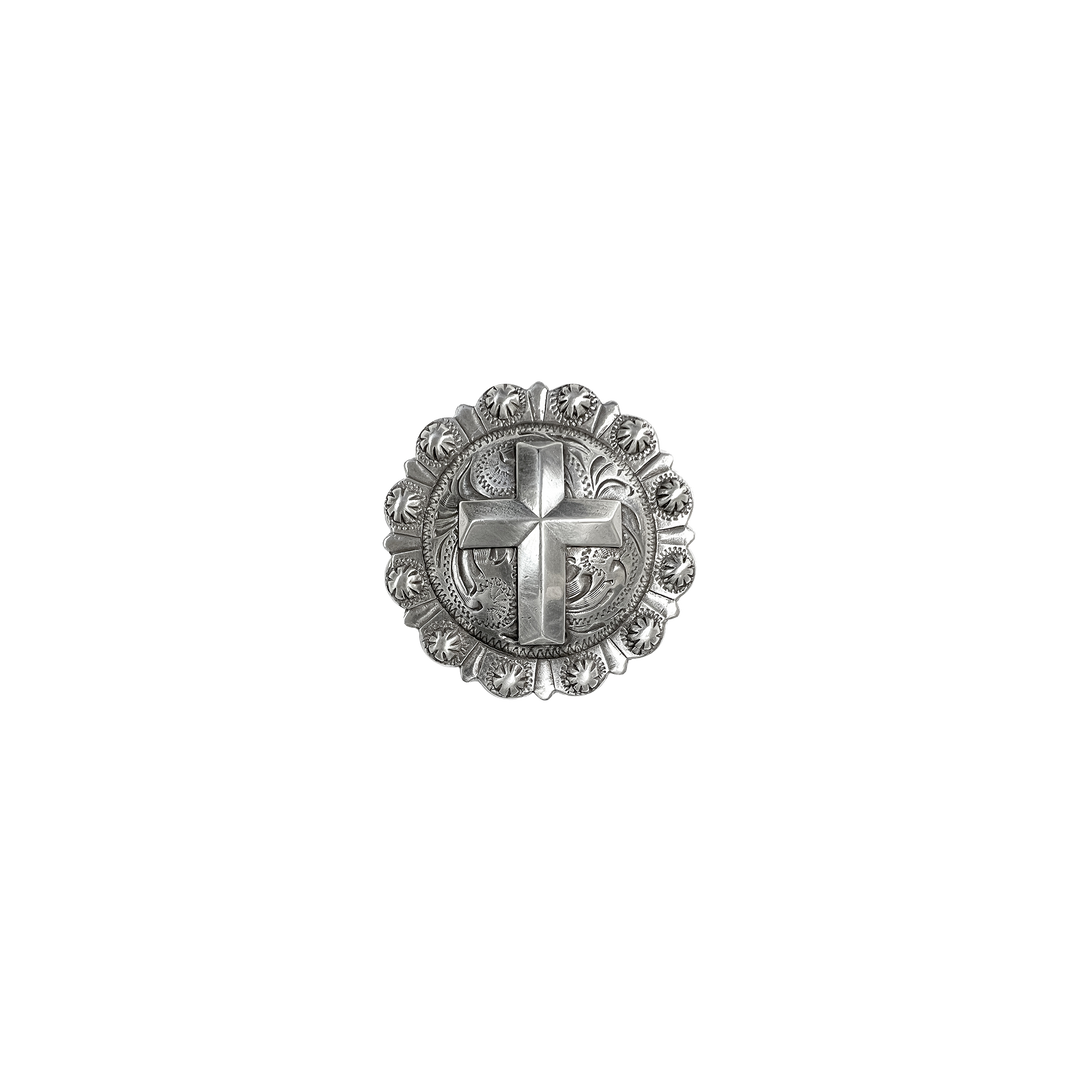 1-3/4 inch Berry Cross Concho