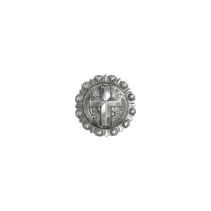 1-3/4 inch Berry Cross Concho