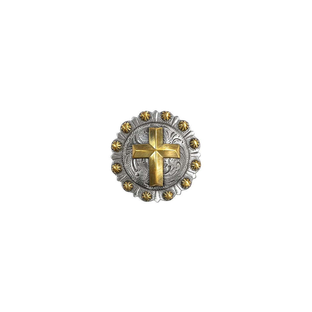 1-3/4 inch Berry Cross Concho