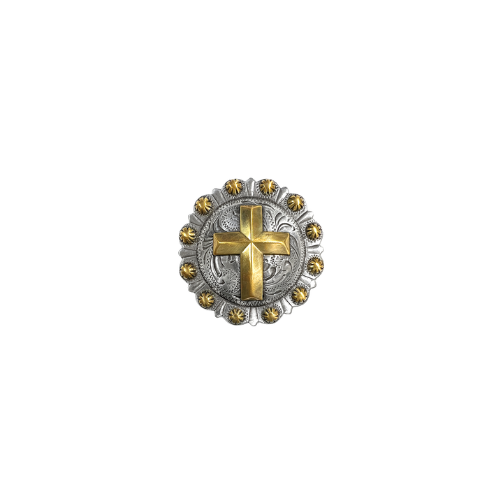 1-3/4 inch Berry Cross Concho