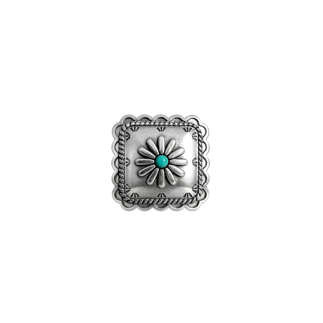 1-3/4 inch Southwest Style Square Concho