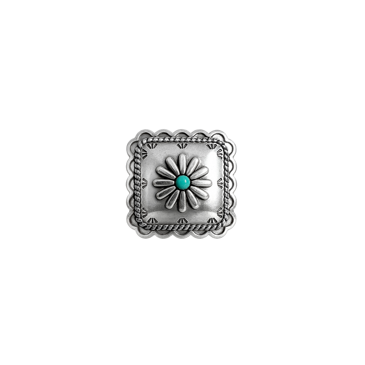 1-3/4 inch Southwest Style Square Concho