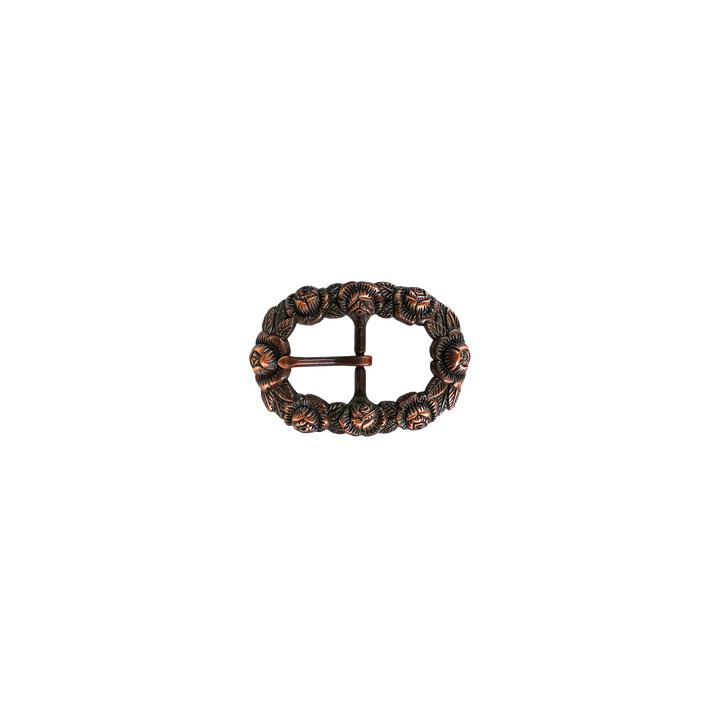 3/4 inch Floral Metal Belt Buckle