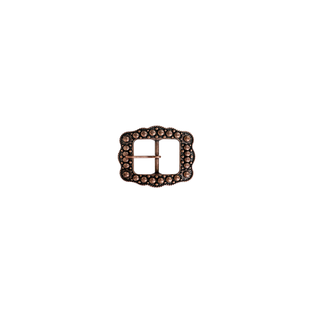 3/4 inch Vintage Floral Belt Buckle
