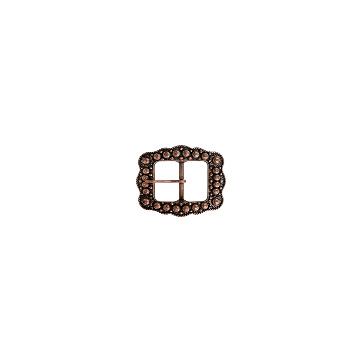 3/4 inch Vintage Floral Belt Buckle