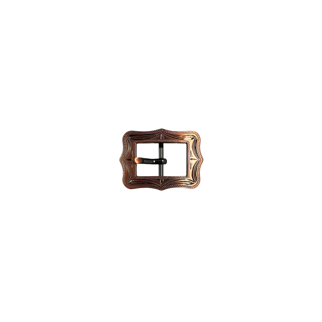3/4 inch Western Rectangle Engraved Belt Buckle