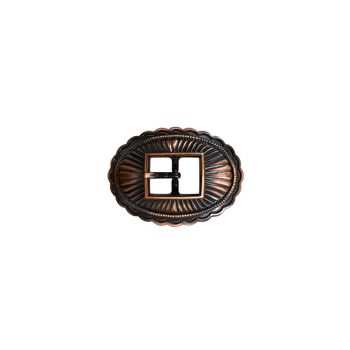 3/4 inch Sunburst Oval Western Belt Buckle