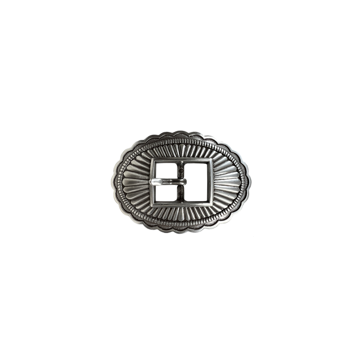 3/4 inch Sunburst Oval Western Belt Buckle