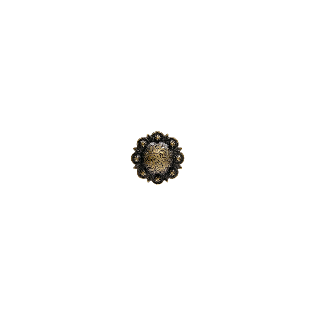 1 inch Floral Concho