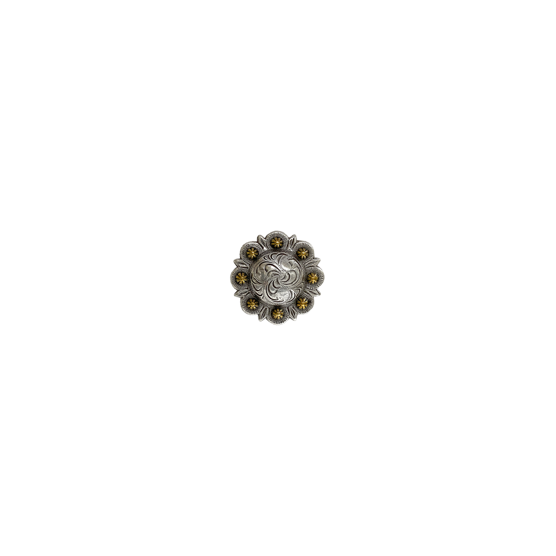 1 inch Floral Concho