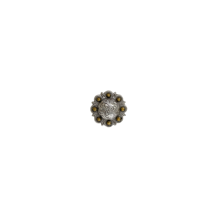 1 inch Floral Concho
