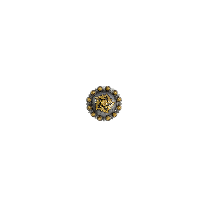1 inch Western Floral Concho