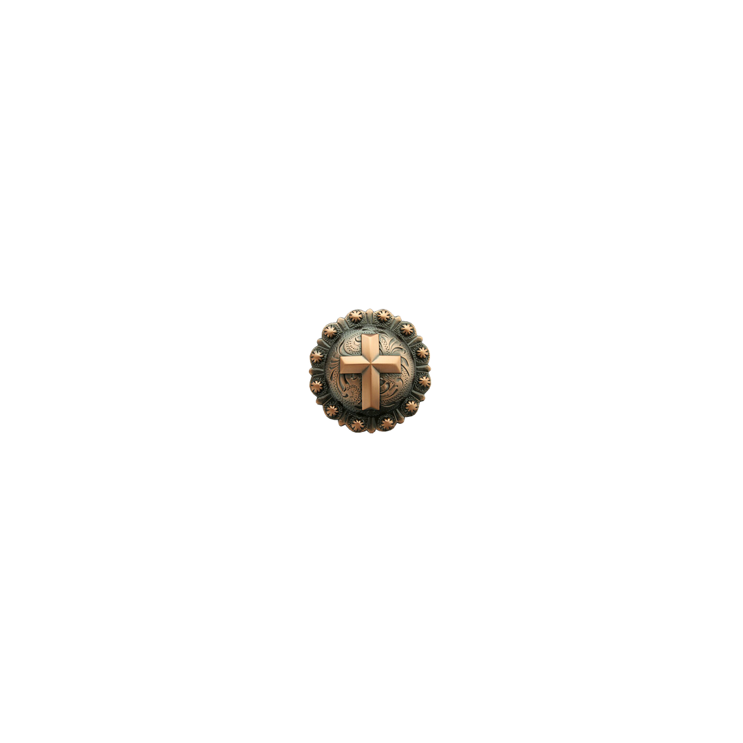 1 inch Western Cross Concho