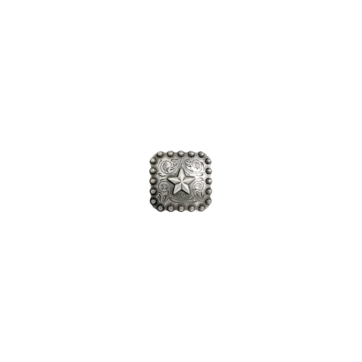 1 inch Western Square Star Concho