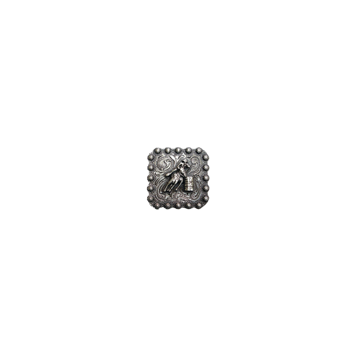 1 inch Western Barrel Racer Concho