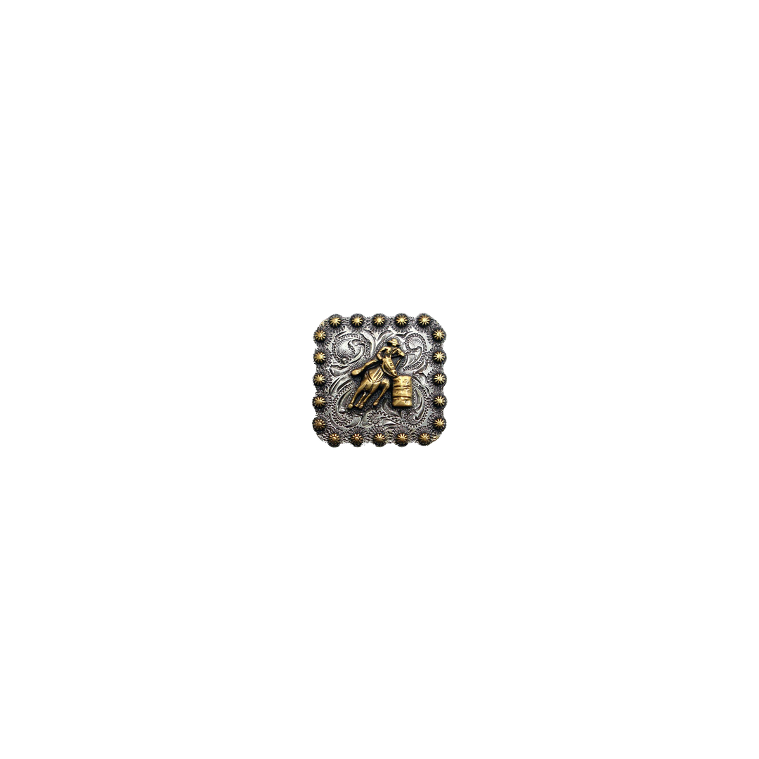 1 inch Western Barrel Racer Concho