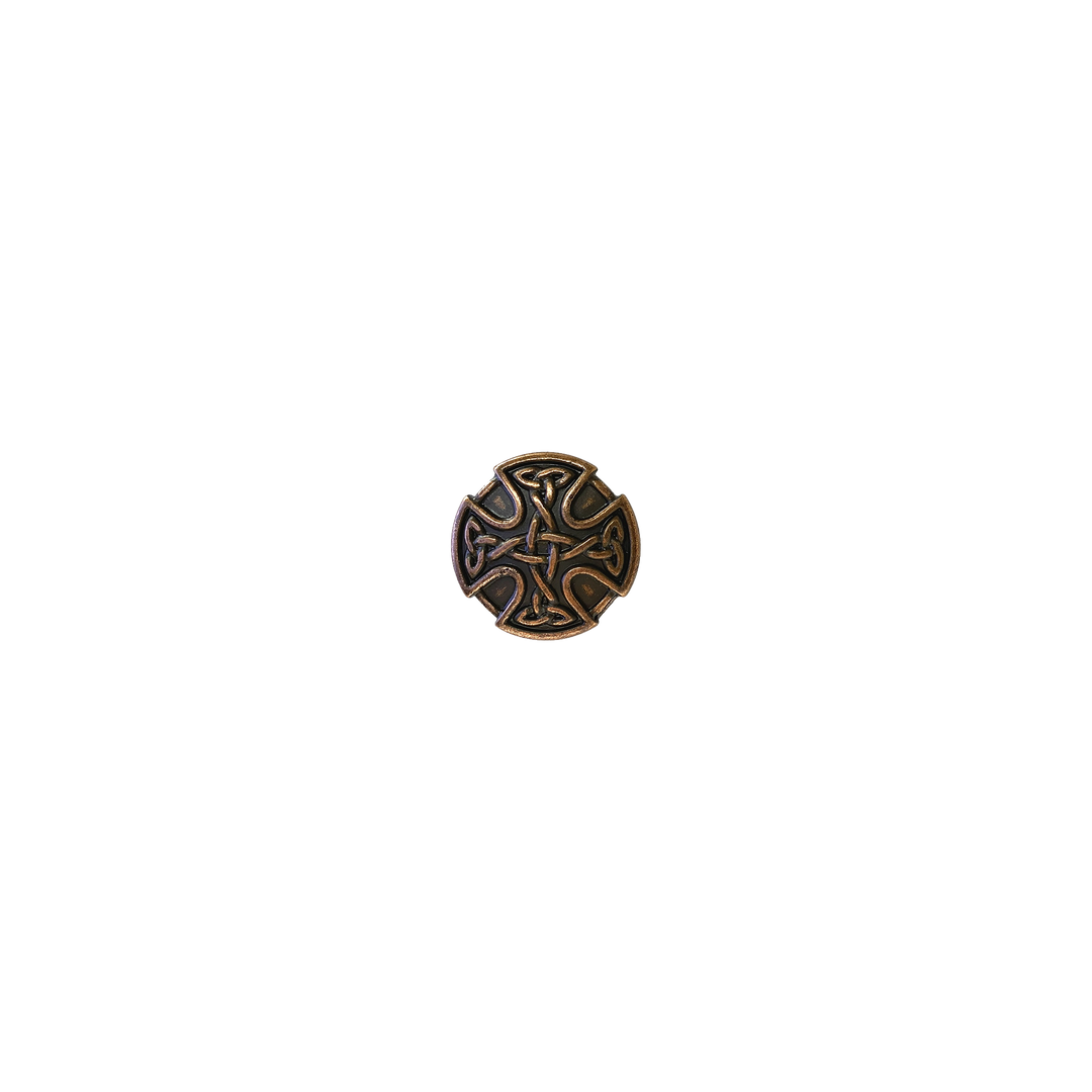 1 inch Celtic Cross Western Concho