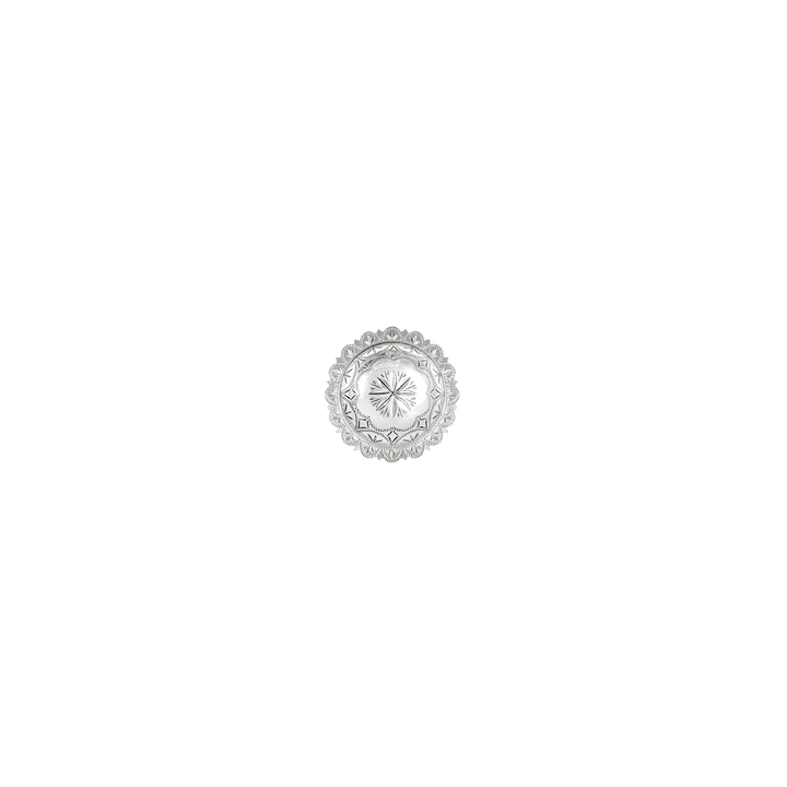 1 inch Western Engraved Flower Metal Concho