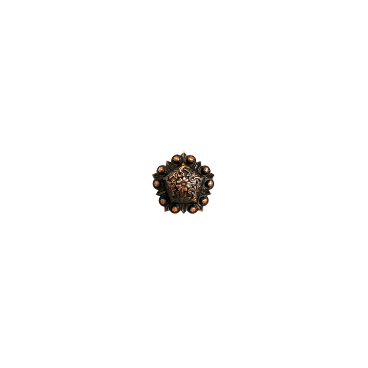 1 inch Western Floral Crown Border Concho
