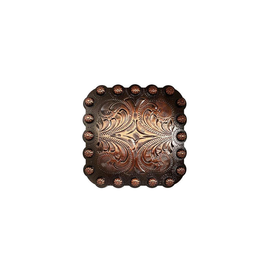 2-1/4 inch Western Design Square Concho