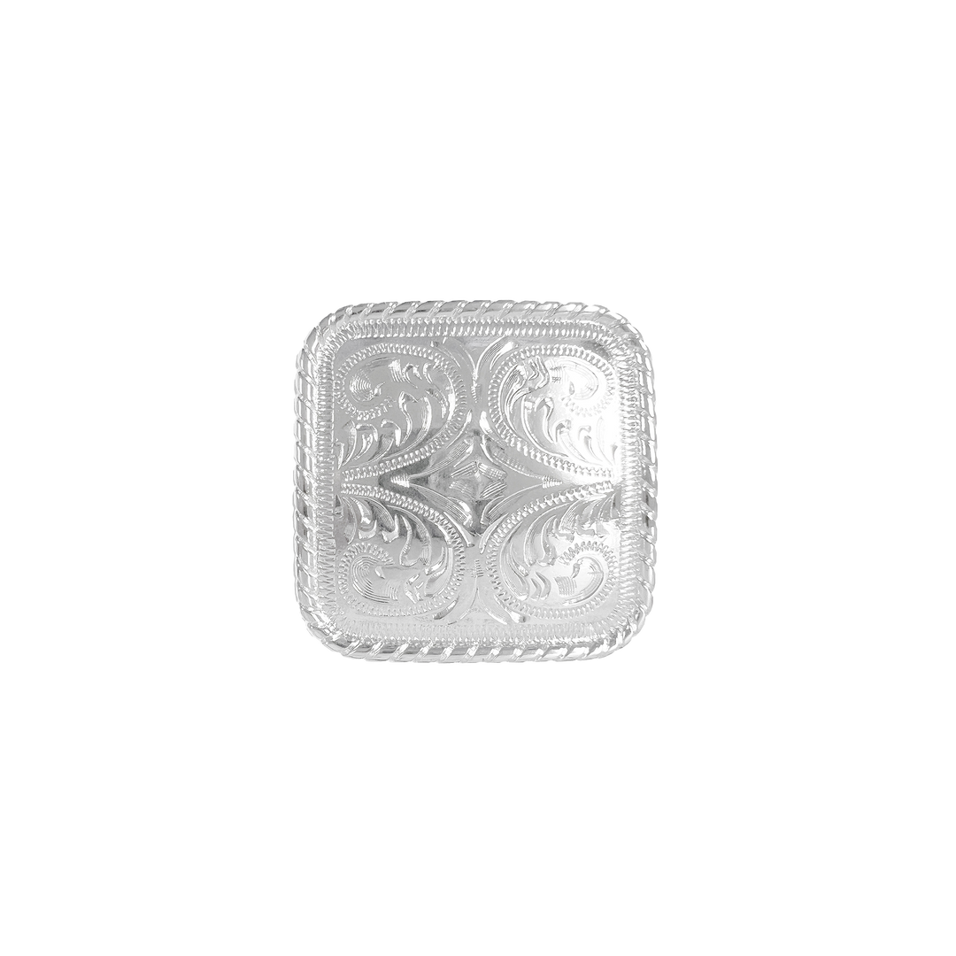 2-1/4 inch Western Square Design Concho