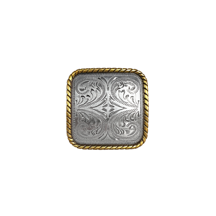 2-1/4 inch Western Square Design Concho