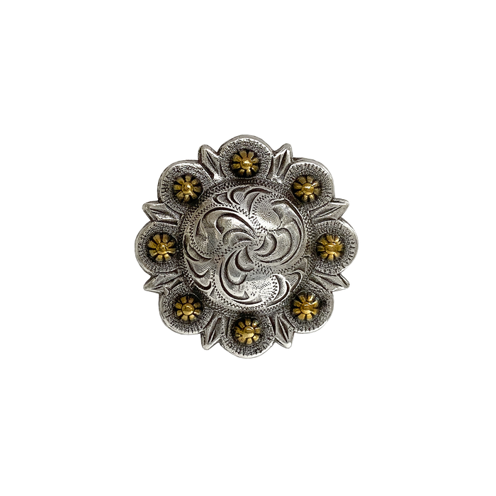 2-3/8 inch Calder Concho for custom leather belts