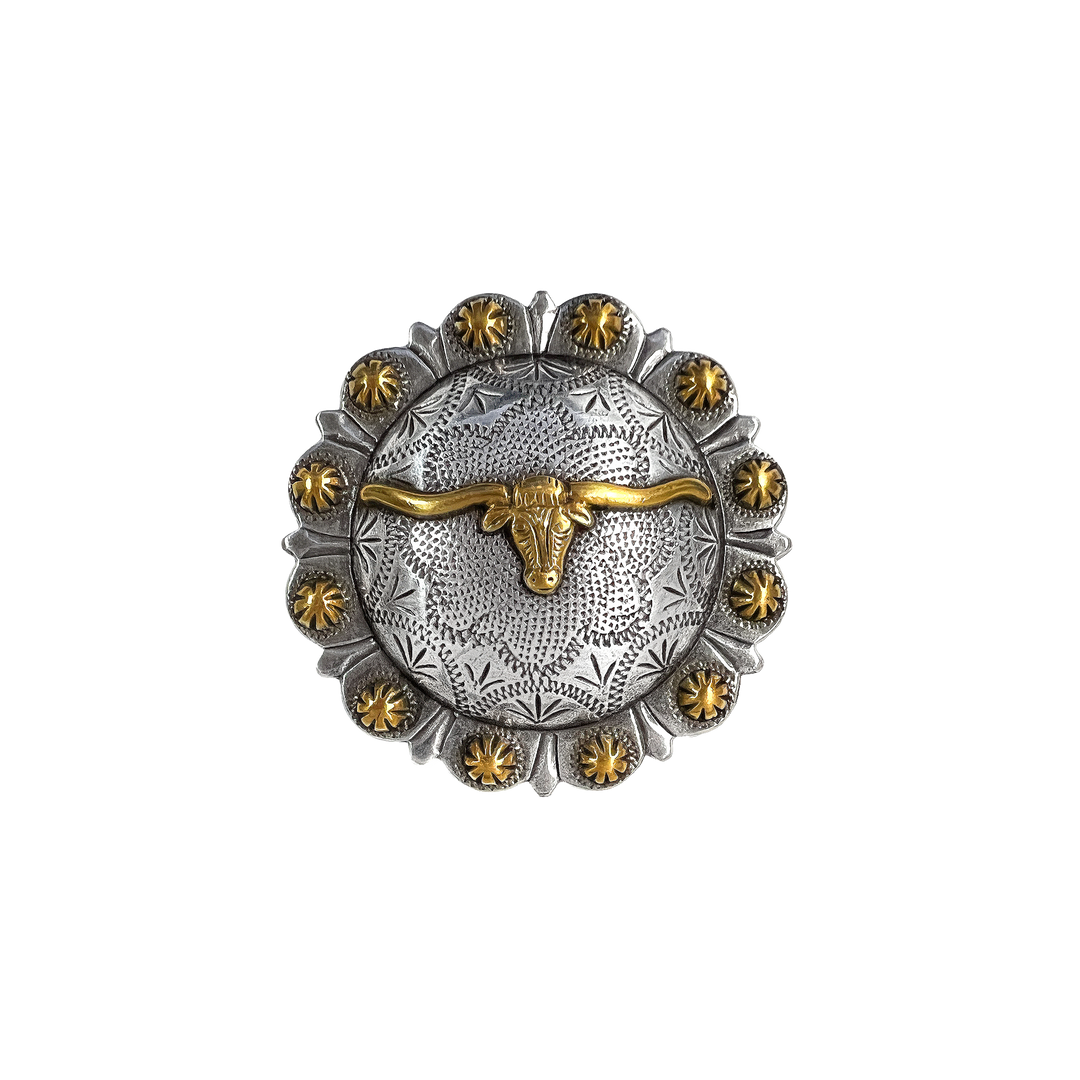 2-3/8 inch Berry Bull Head Concho