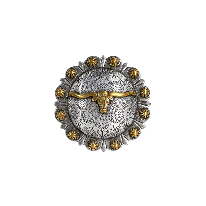 2-3/8 inch Berry Bull Head Concho