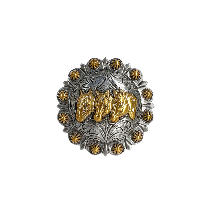 2-3/8 inch Wildmere Concho for custom leather belts