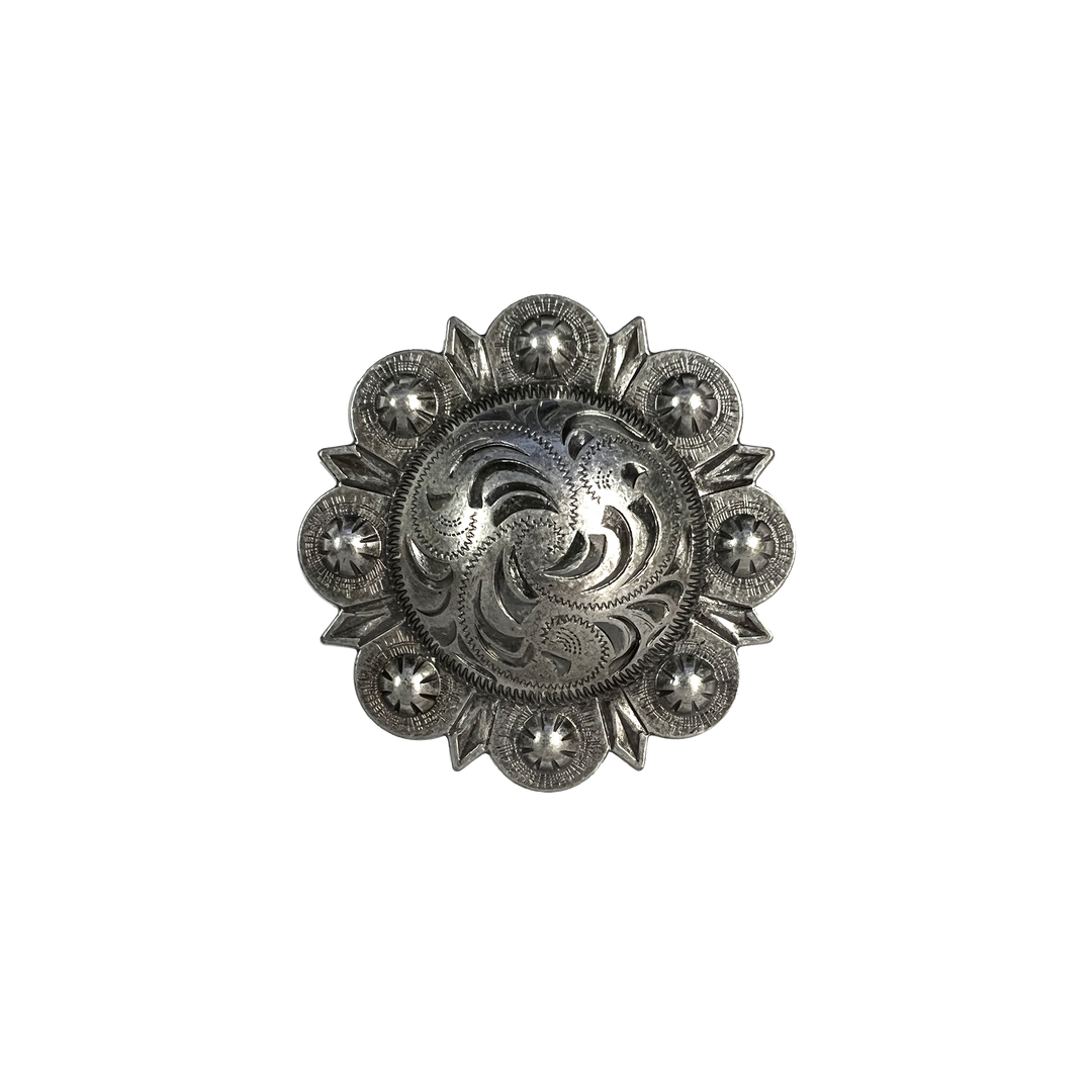 2-3/8 inch Floral Berry Concho