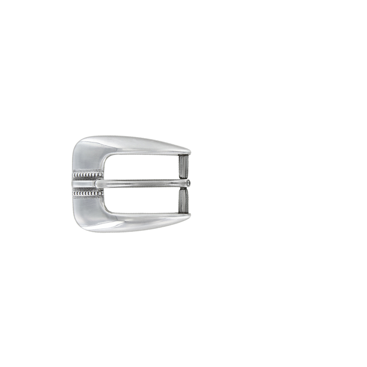 1 inch Western 3-Piece Belt Buckle Set – Silver