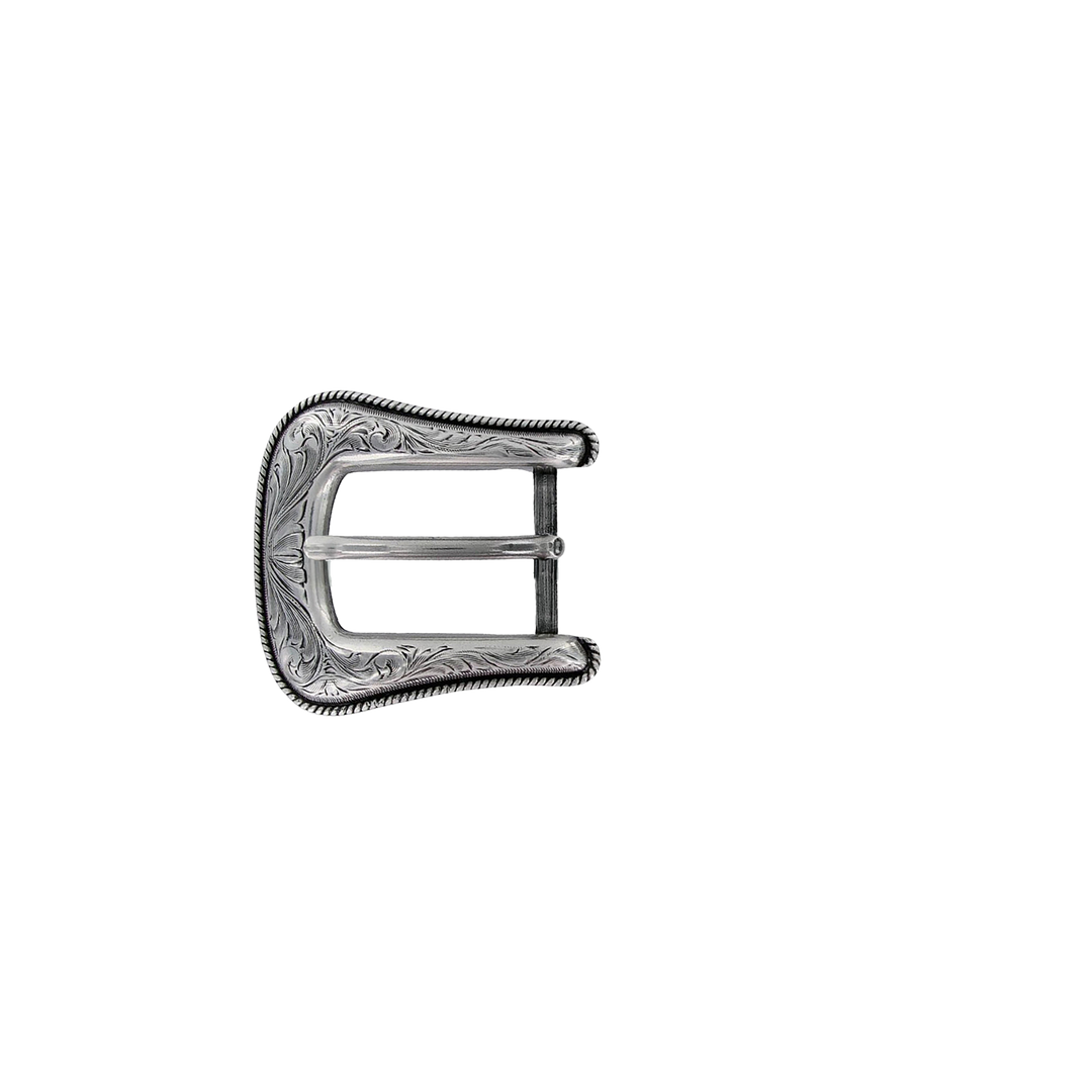 1 inch Engraved Western Belt Buckle Set