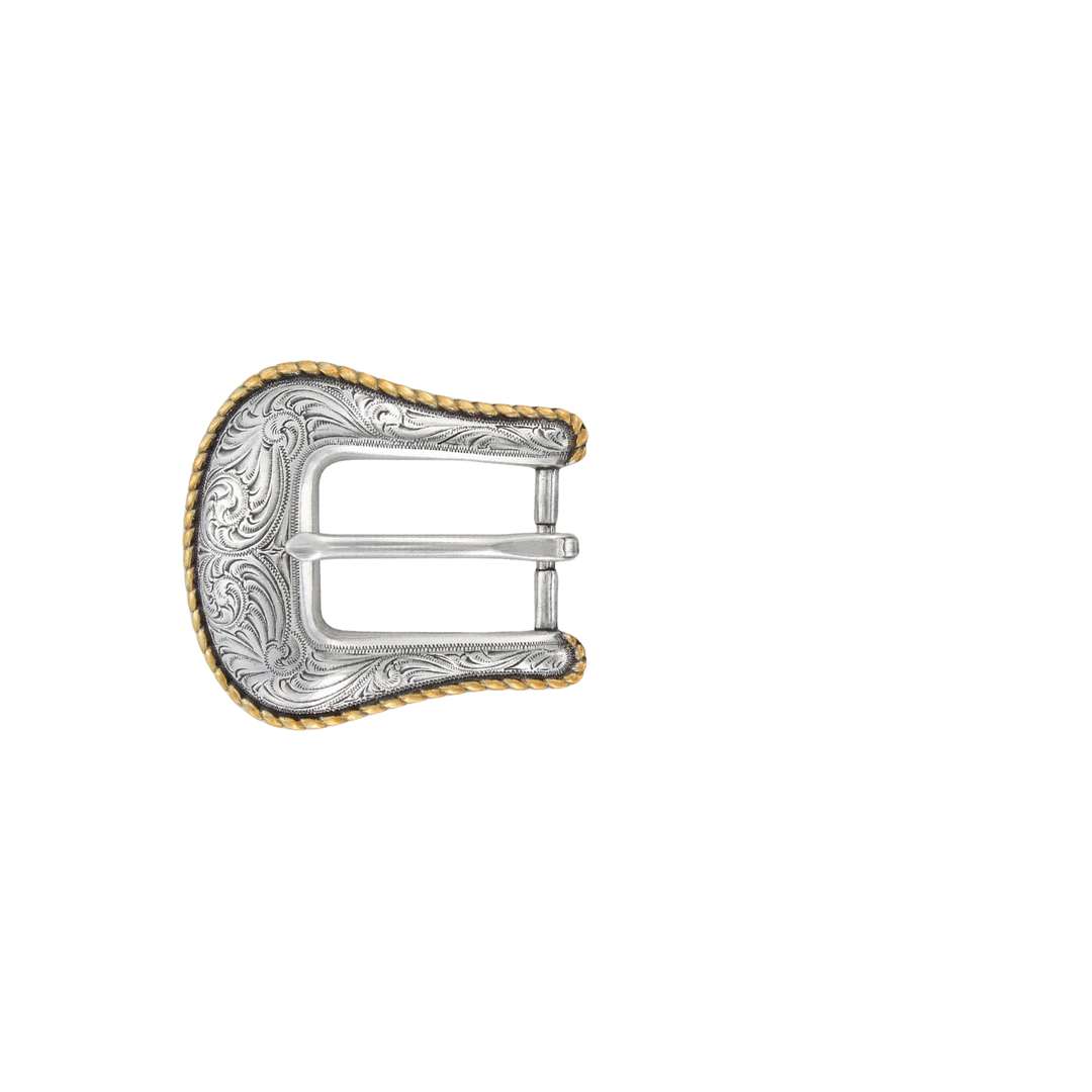 1 inch Rope-Edge Western Buckle Set