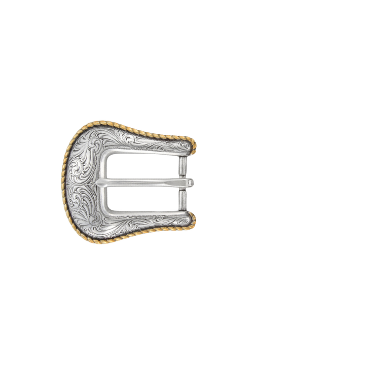 1 inch Rope-Edge Western Buckle Set