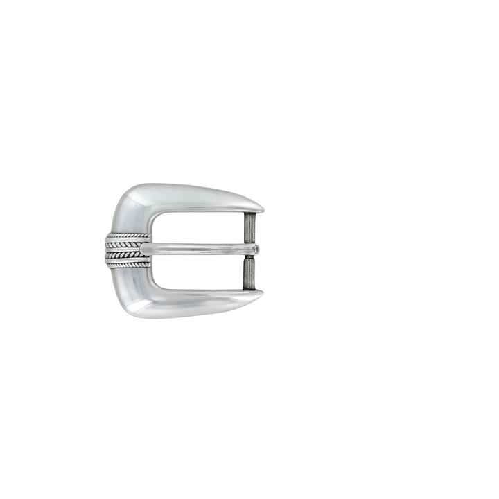 1 inch Silver Western Belt Buckle Set