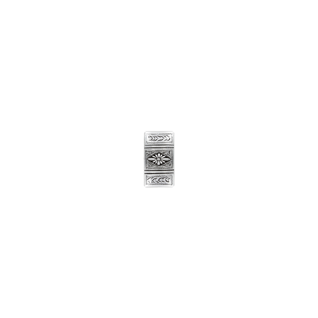 1 inch Engraved Silver Western Buckle Set