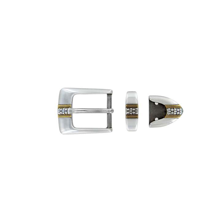 1 inch Two-Tone Western Buckle Set