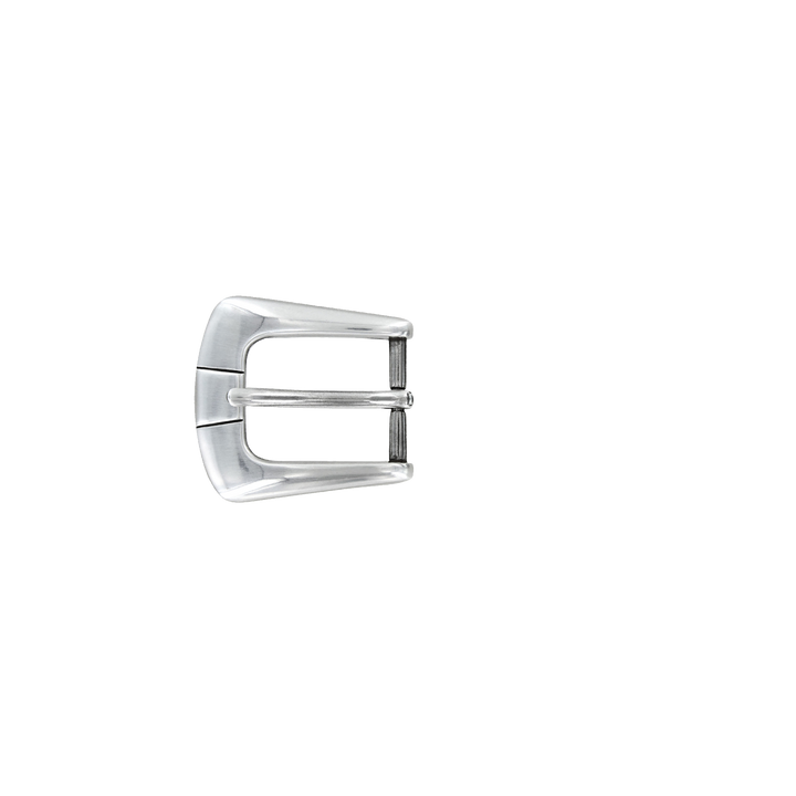 1 inch Silver Modern Buckle Set