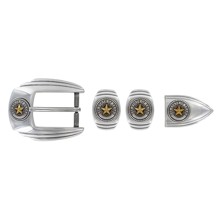 1 inch Texas Star Belt Buckle Set