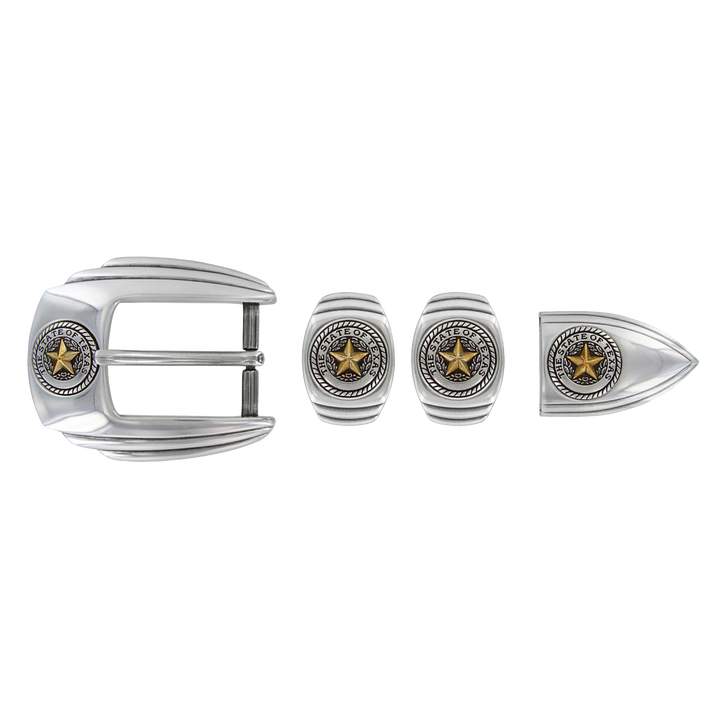 1 inch Texas Star Belt Buckle Set