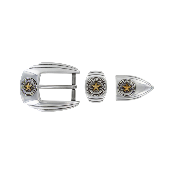 1 inch Texas Star Belt Buckle Set