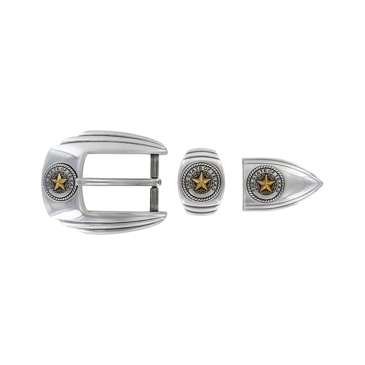 1 inch Texas Star Belt Buckle Set