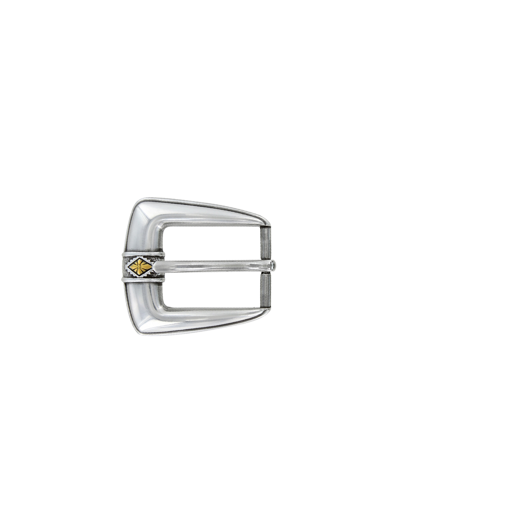 1 inch Two-Tone Western Floral Belt Buckle Set
