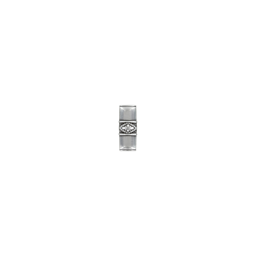 1 inch Western Floral Silver Belt Buckle Set