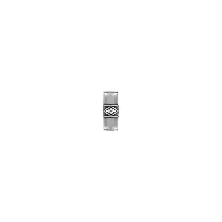 1 inch Western Floral Silver Belt Buckle Set