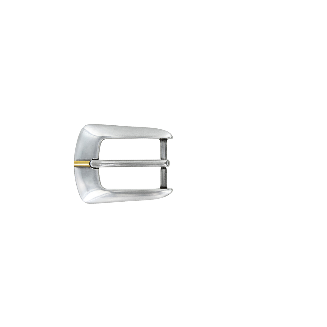 1 inch Two-Tone Center Stripe Belt Buckle Set