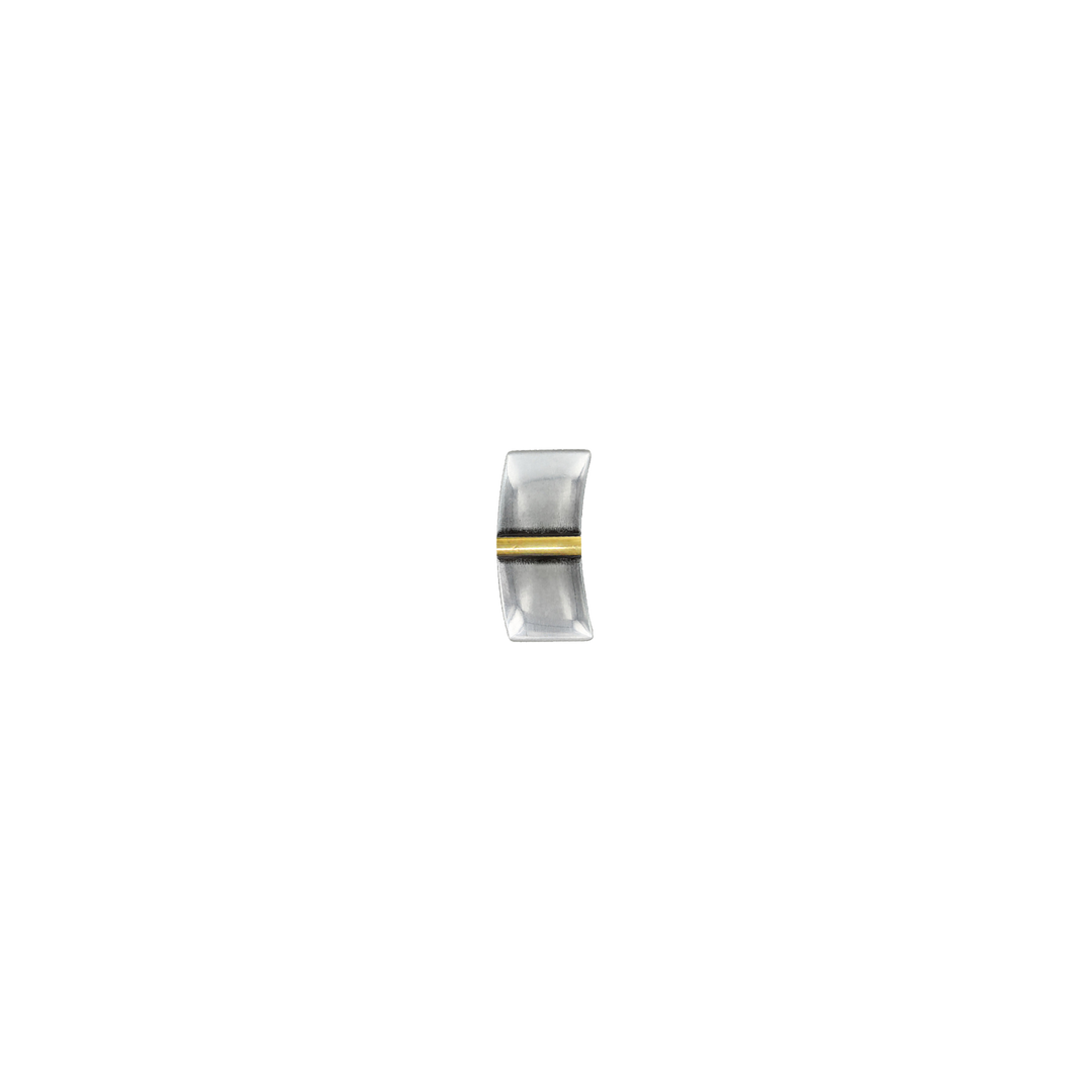 1 inch Two-Tone Center Stripe Belt Buckle Set