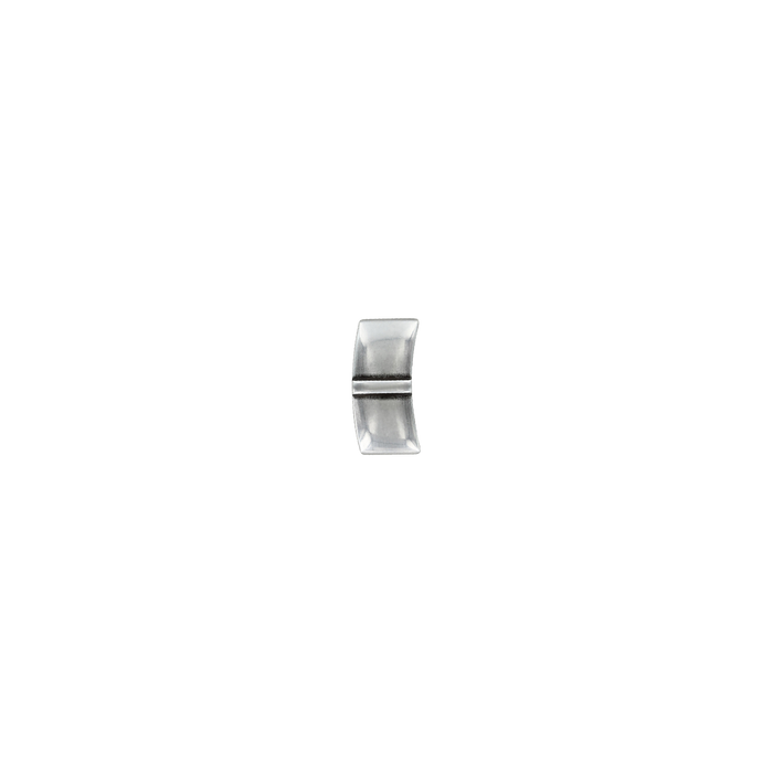 1 inch Center Stripe Silver Belt Loop